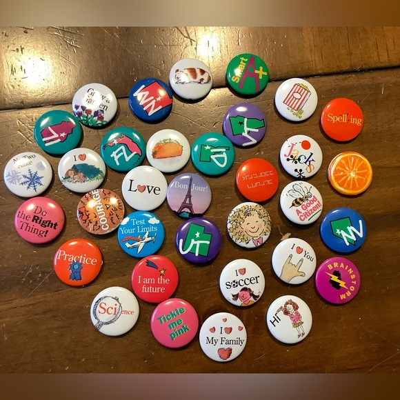 Colorful Pinback Button Set - Picture 6 of 9